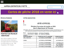 Tablet Screenshot of entente-yvette.fr